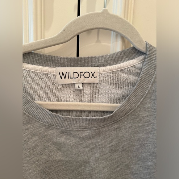 Wildfox Small Grey Fringe Sweatshirt. 🖤⚡️ - Picture 3 of 3